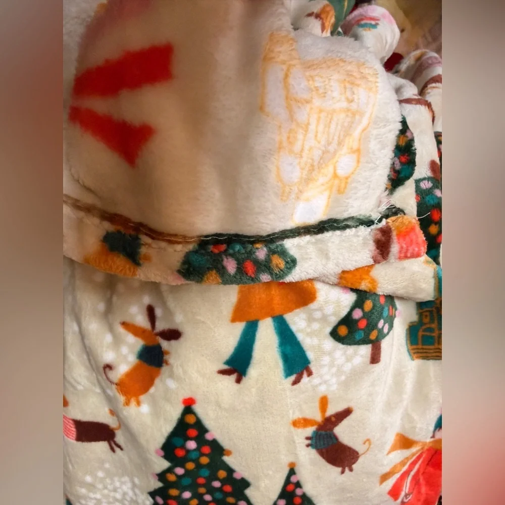 Dachshund blanket of Paris scenes Great Gift! Haute Couture of Doxie blankets♥️